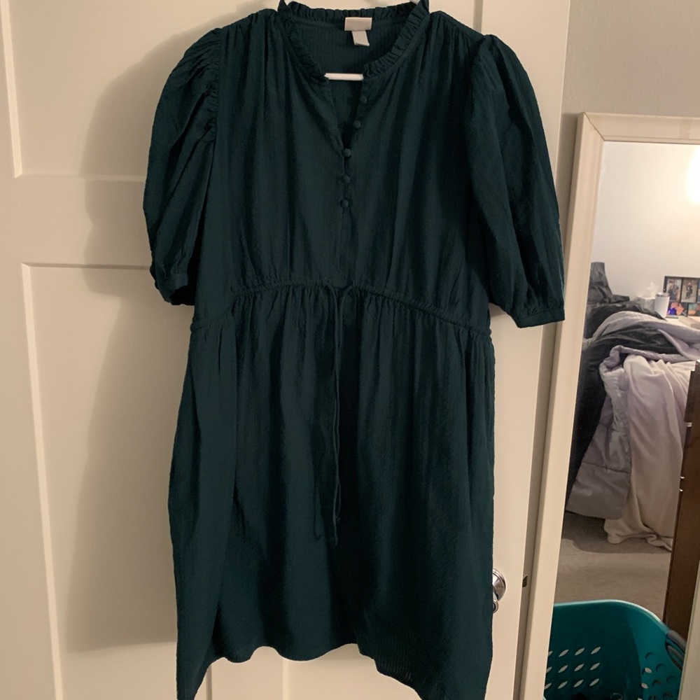 Womens Size Medium Green Dress